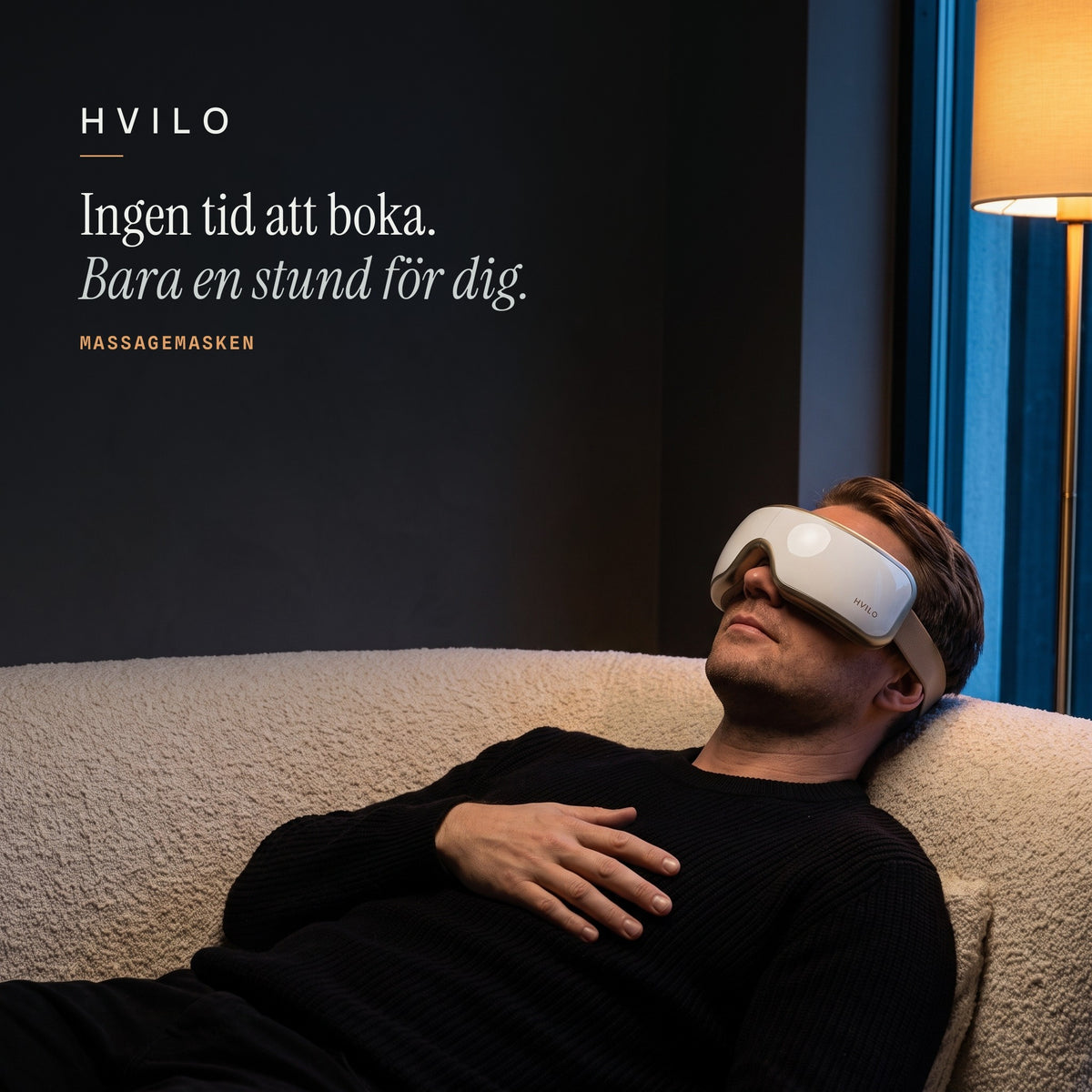 Man tar en stund med Hvilo Massagemask