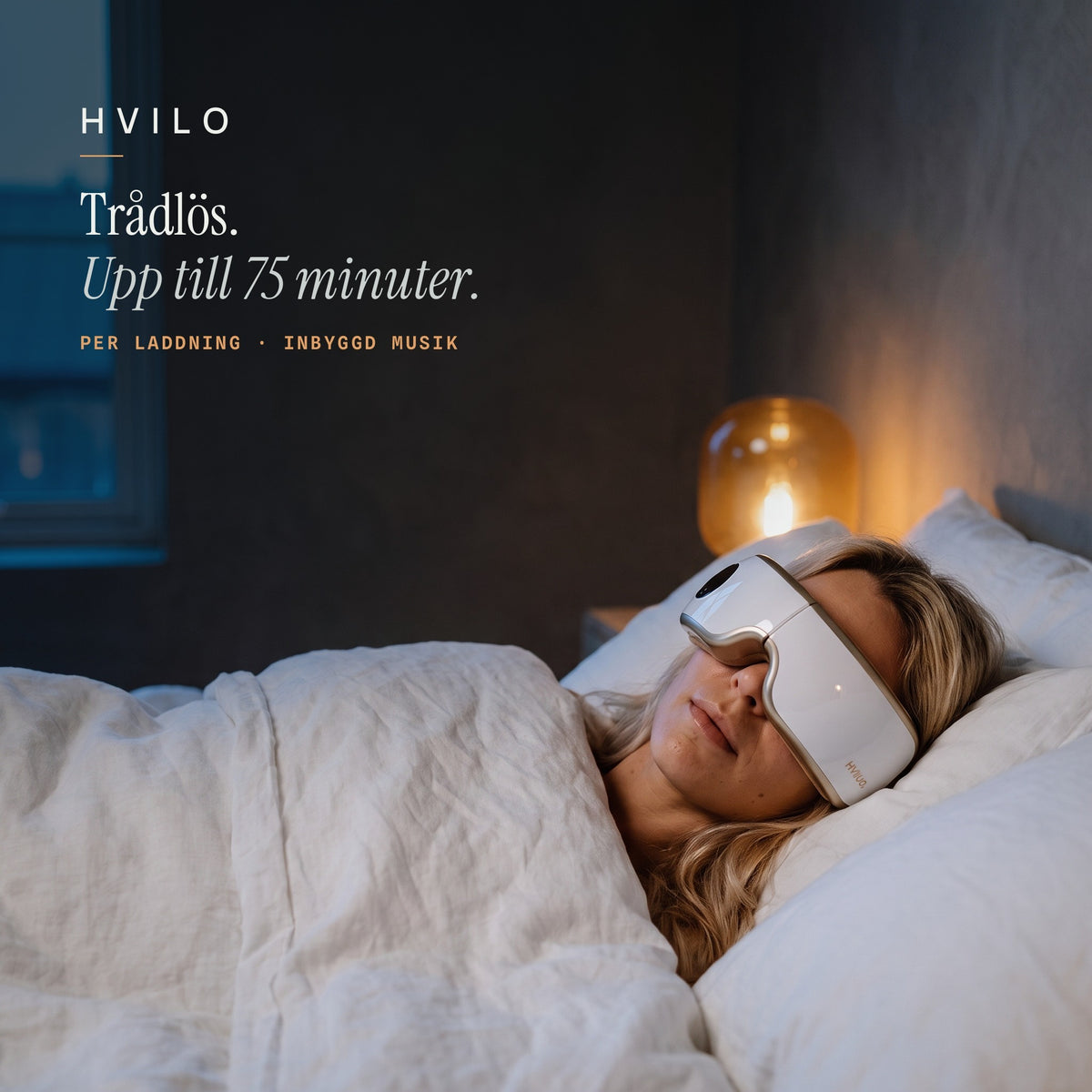 Hvilo Massagemask i sängen – trådlös