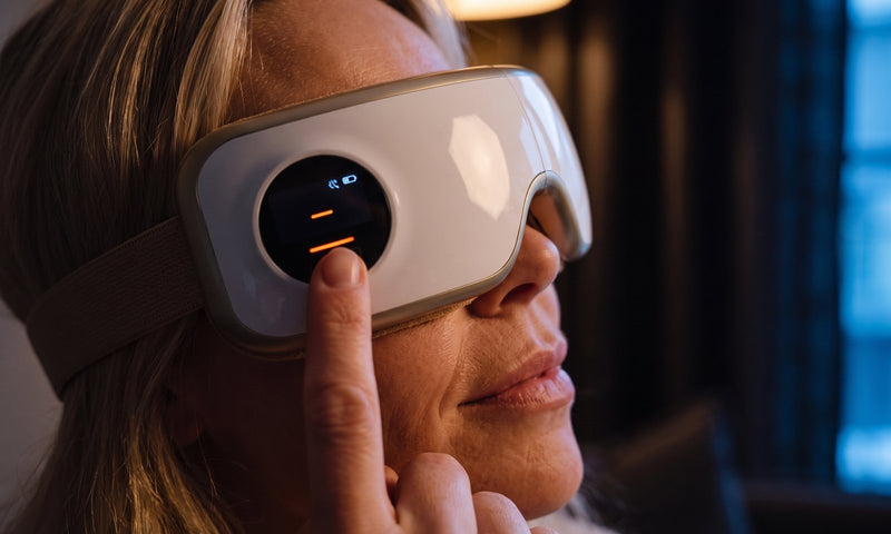 Fingret väljer läge på displayen
